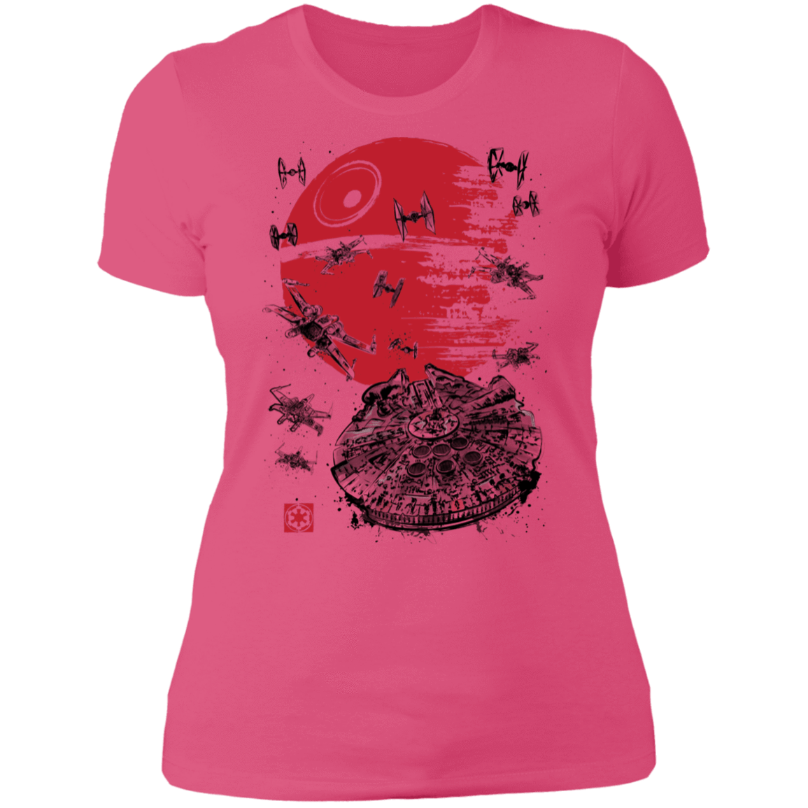T-Shirts Hot Pink / S Battle of Endor Women's Premium T-Shirt