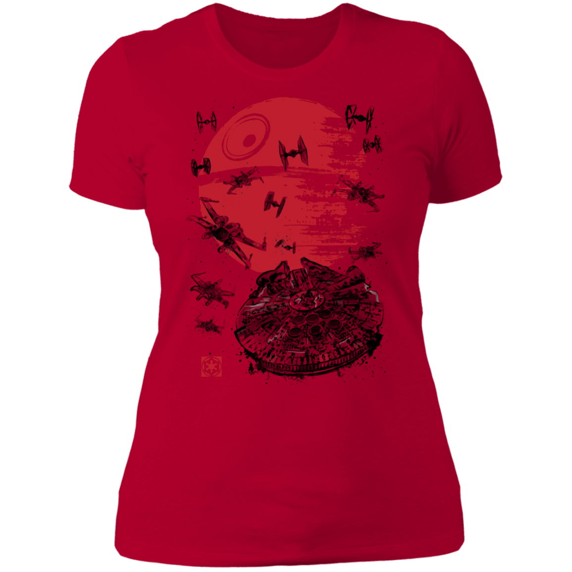 T-Shirts Red / S Battle of Endor Women's Premium T-Shirt