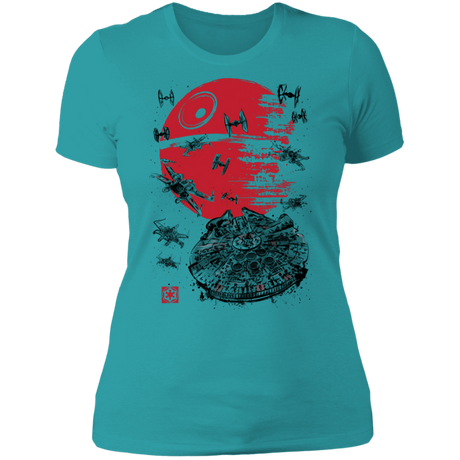 T-Shirts Tahiti Blue / S Battle of Endor Women's Premium T-Shirt