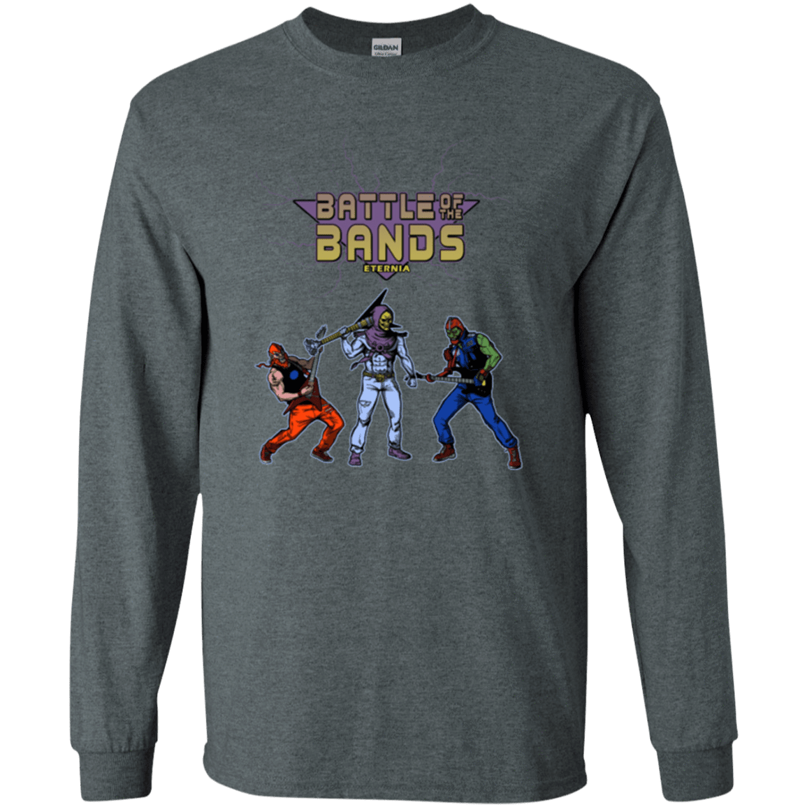 T-Shirts Dark Heather / S Battle Of The Bands Men's Long Sleeve T-Shirt