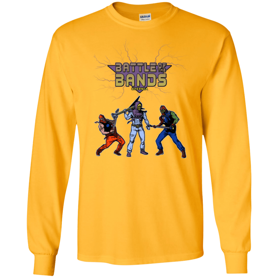 T-Shirts Gold / S Battle Of The Bands Men's Long Sleeve T-Shirt