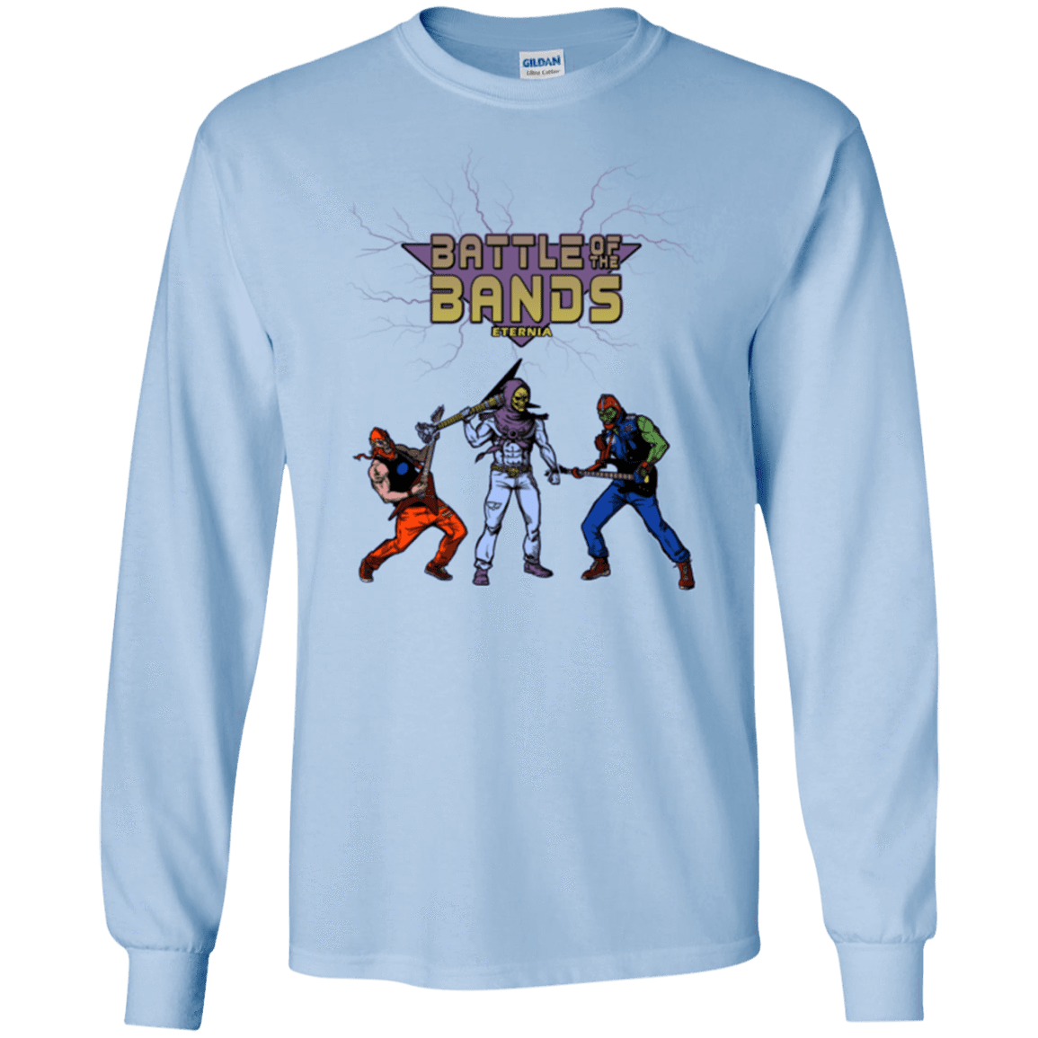 T-Shirts Light Blue / S Battle Of The Bands Men's Long Sleeve T-Shirt