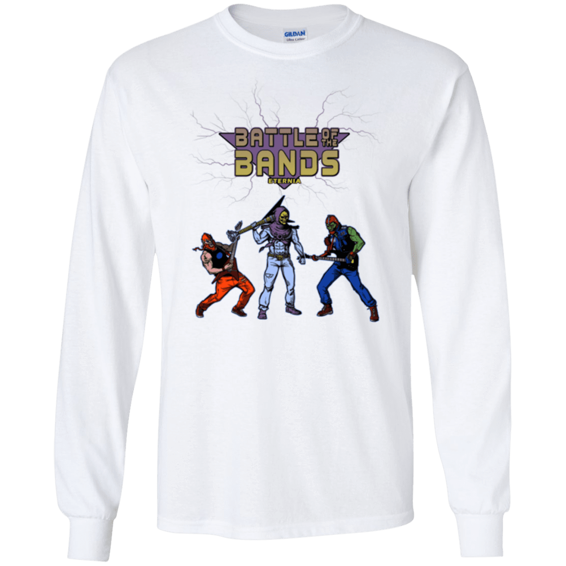 T-Shirts White / S Battle Of The Bands Men's Long Sleeve T-Shirt