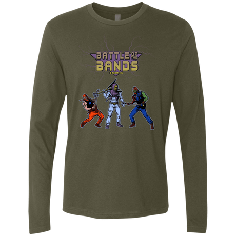 T-Shirts Military Green / S Battle Of The Bands Men's Premium Long Sleeve