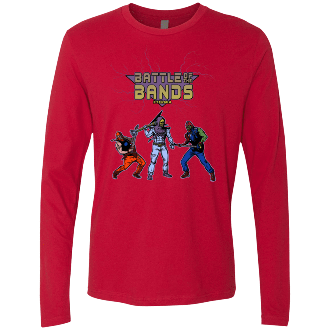 T-Shirts Red / S Battle Of The Bands Men's Premium Long Sleeve