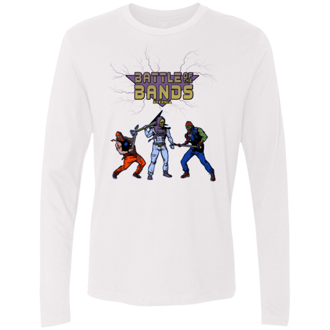 T-Shirts White / S Battle Of The Bands Men's Premium Long Sleeve
