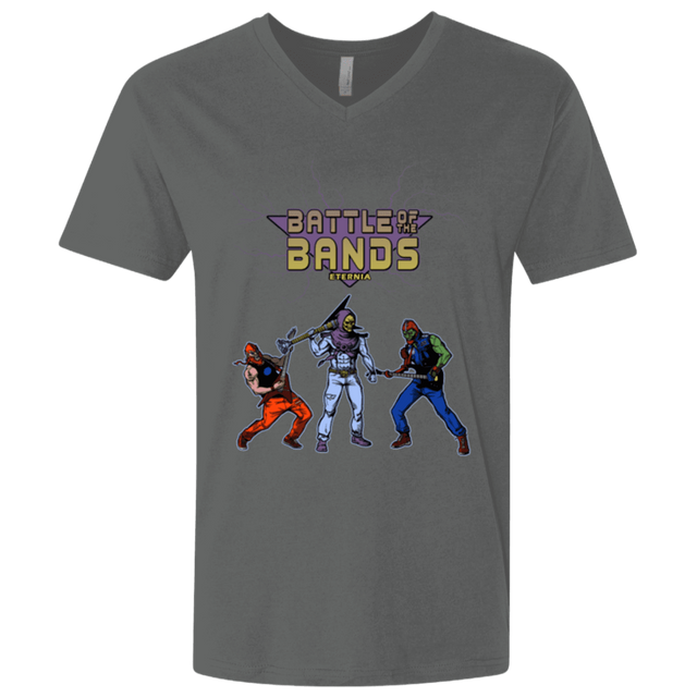 T-Shirts Heavy Metal / X-Small Battle Of The Bands Men's Premium V-Neck