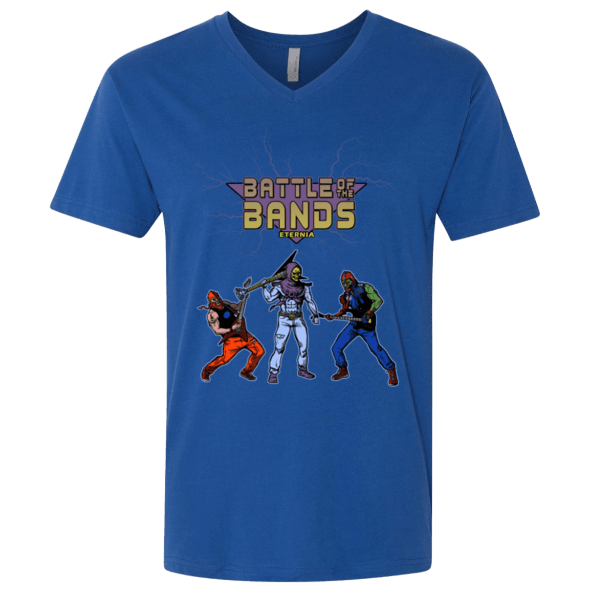 T-Shirts Royal / X-Small Battle Of The Bands Men's Premium V-Neck