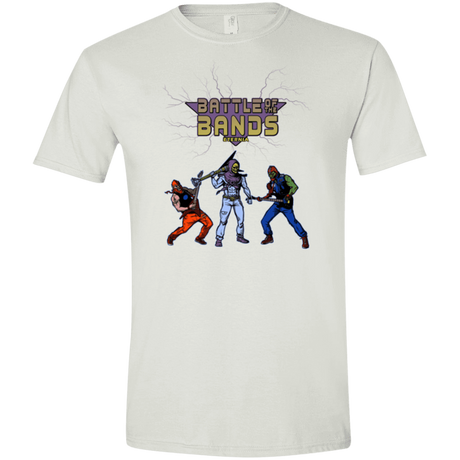 T-Shirts White / X-Small Battle Of The Bands Men's Semi-Fitted Softstyle
