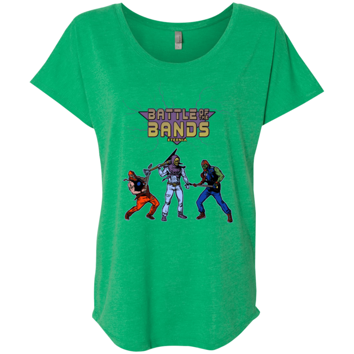 T-Shirts Envy / X-Small Battle Of The Bands Triblend Dolman Sleeve