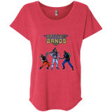 T-Shirts Vintage Red / X-Small Battle Of The Bands Triblend Dolman Sleeve