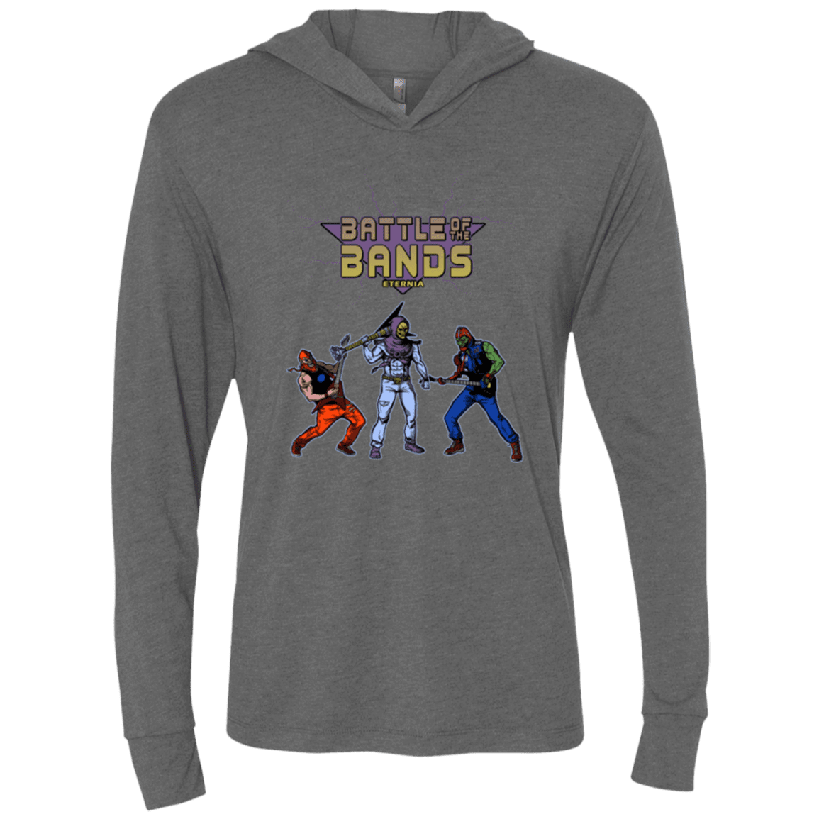 T-Shirts Premium Heather / X-Small Battle Of The Bands Triblend Long Sleeve Hoodie Tee