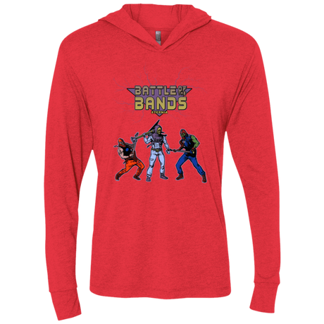 T-Shirts Vintage Red / X-Small Battle Of The Bands Triblend Long Sleeve Hoodie Tee
