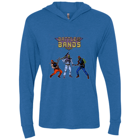 T-Shirts Vintage Royal / X-Small Battle Of The Bands Triblend Long Sleeve Hoodie Tee