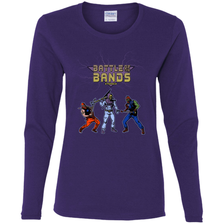 T-Shirts Purple / S Battle Of The Bands Women's Long Sleeve T-Shirt