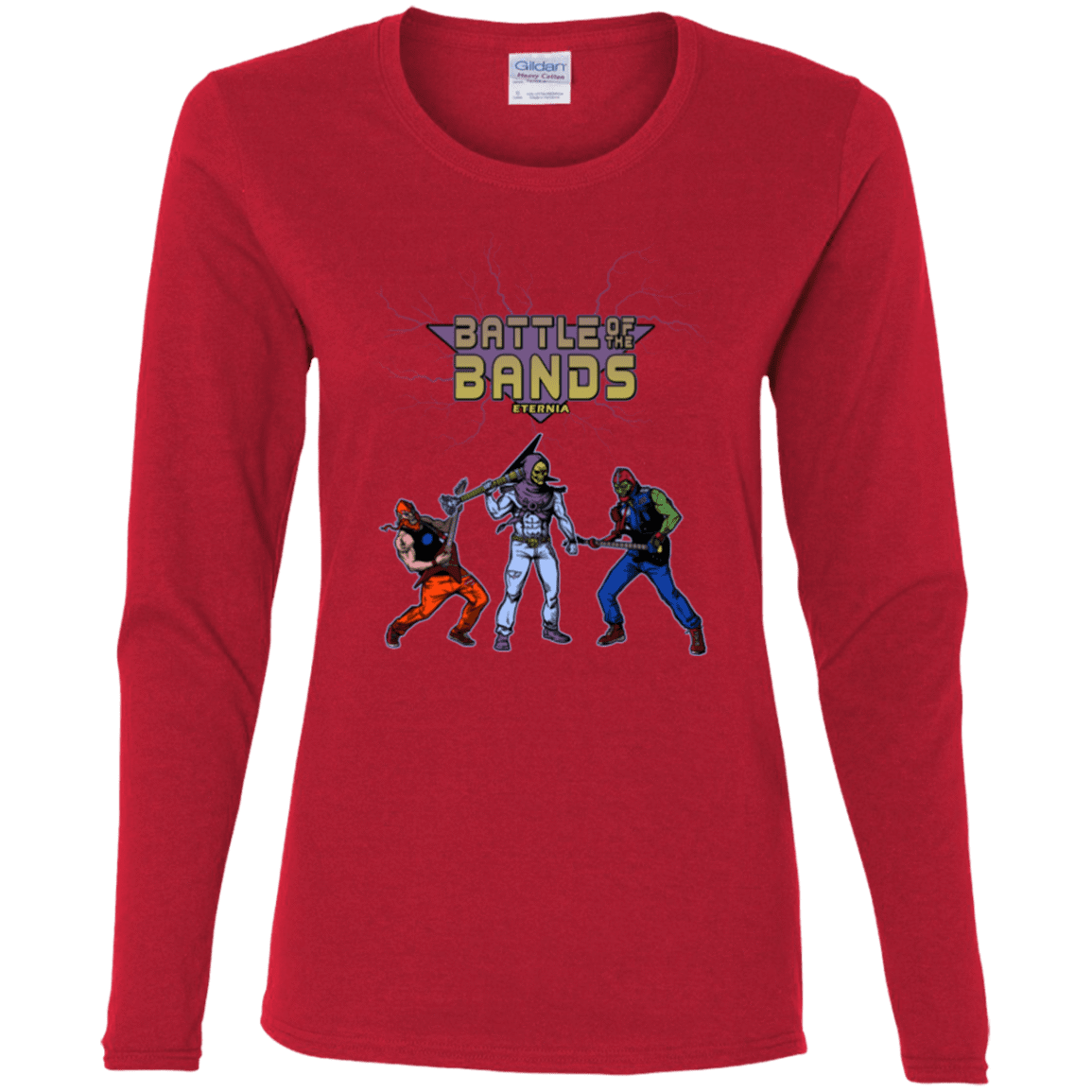 T-Shirts Red / S Battle Of The Bands Women's Long Sleeve T-Shirt