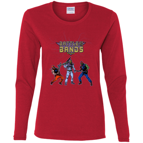 T-Shirts Red / S Battle Of The Bands Women's Long Sleeve T-Shirt