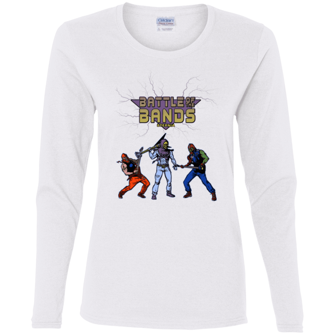 T-Shirts White / S Battle Of The Bands Women's Long Sleeve T-Shirt