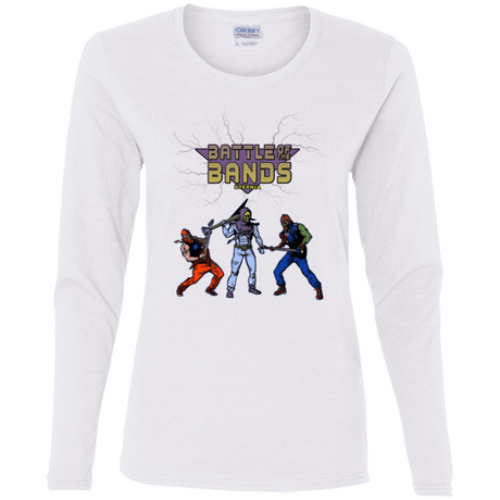 T-Shirts White / S Battle Of The Bands Women's Long Sleeve T-Shirt