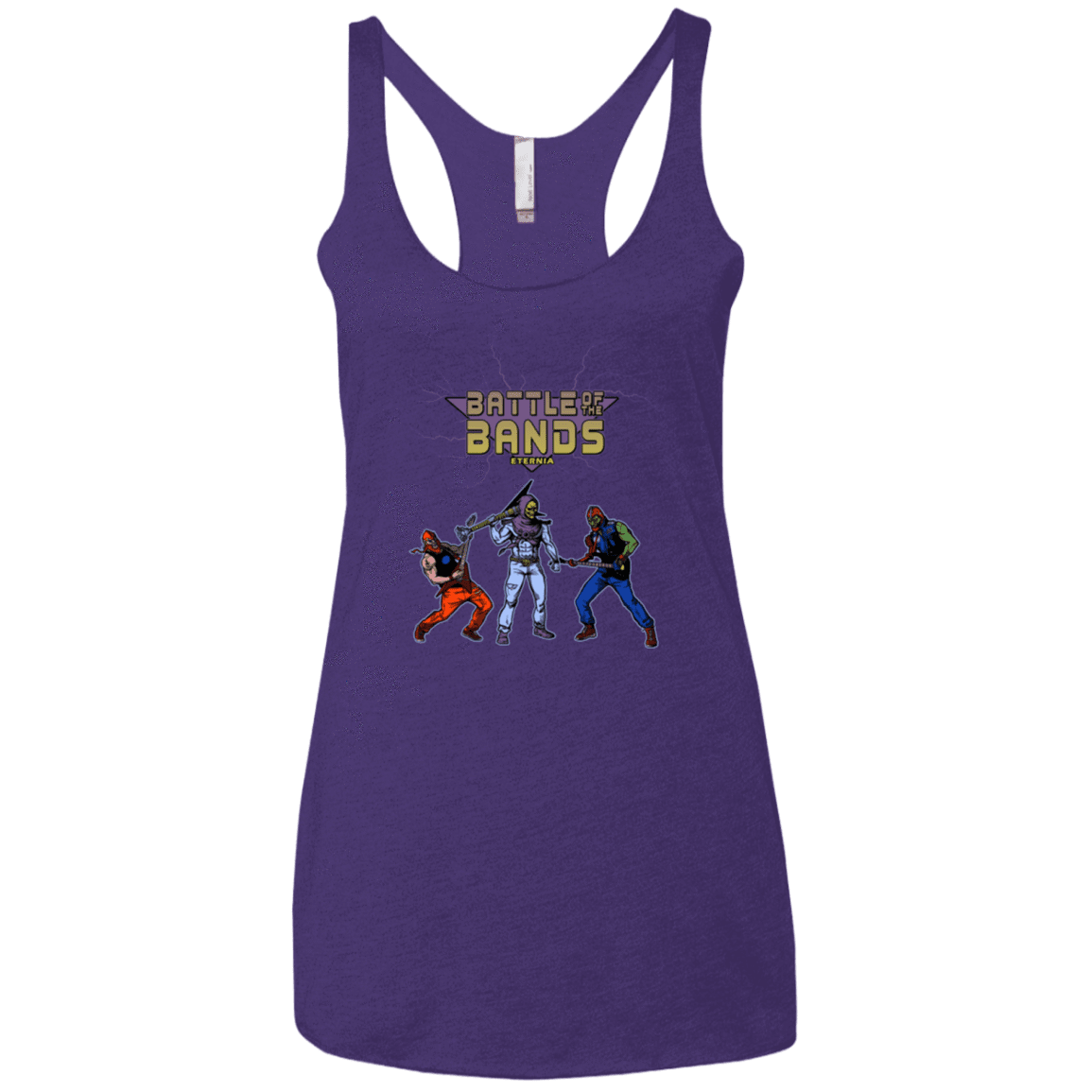 T-Shirts Purple Rush / X-Small Battle Of The Bands Women's Triblend Racerback Tank