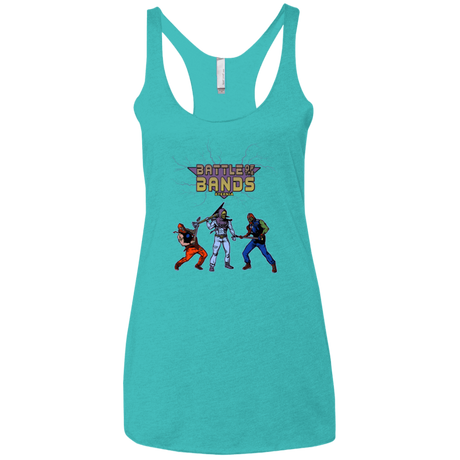 T-Shirts Tahiti Blue / X-Small Battle Of The Bands Women's Triblend Racerback Tank