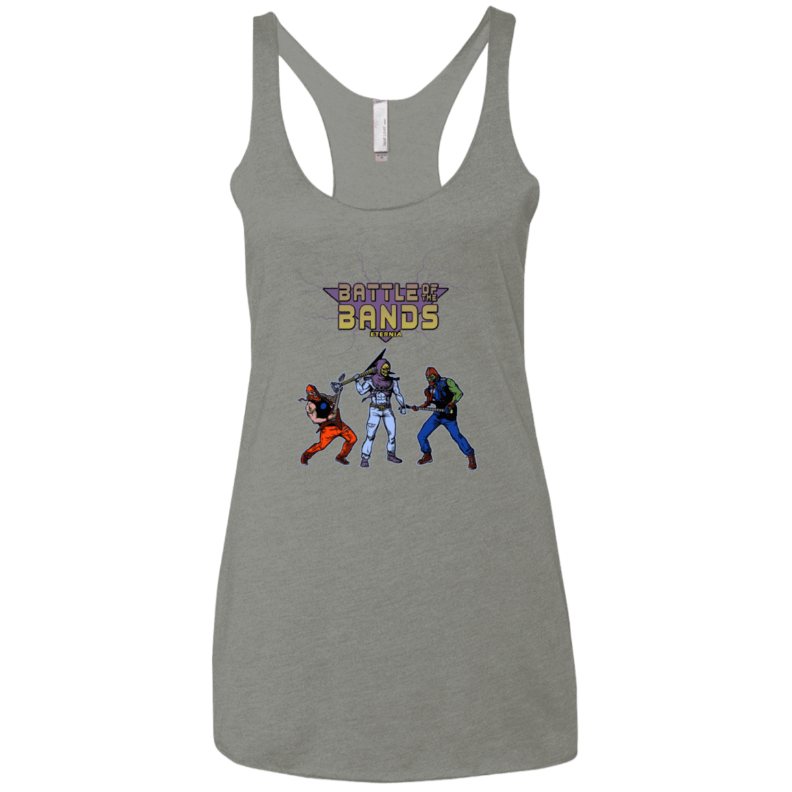 T-Shirts Venetian Grey / X-Small Battle Of The Bands Women's Triblend Racerback Tank