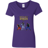 T-Shirts Purple / S Battle Of The Bands Women's V-Neck T-Shirt