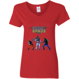 T-Shirts Red / S Battle Of The Bands Women's V-Neck T-Shirt