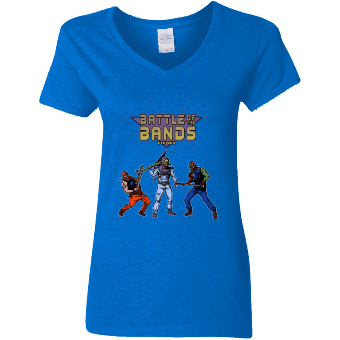 T-Shirts Royal / S Battle Of The Bands Women's V-Neck T-Shirt