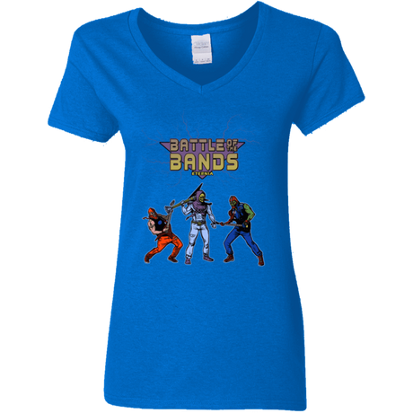 T-Shirts Royal / S Battle Of The Bands Women's V-Neck T-Shirt