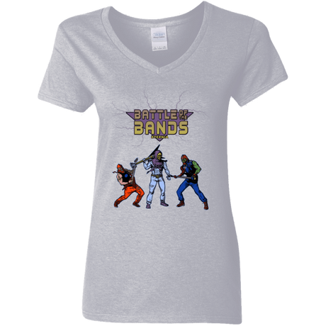 T-Shirts Sport Grey / S Battle Of The Bands Women's V-Neck T-Shirt