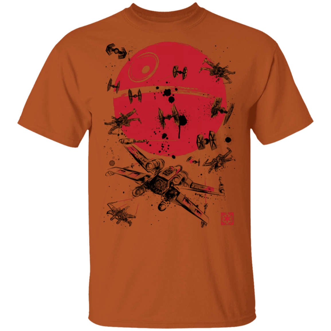 T-Shirts Texas Orange / S Battle of Yavin T-Shirt