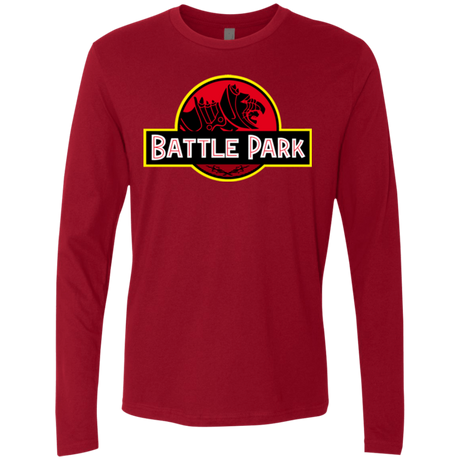 T-Shirts Cardinal / Small Battle Park Men's Premium Long Sleeve