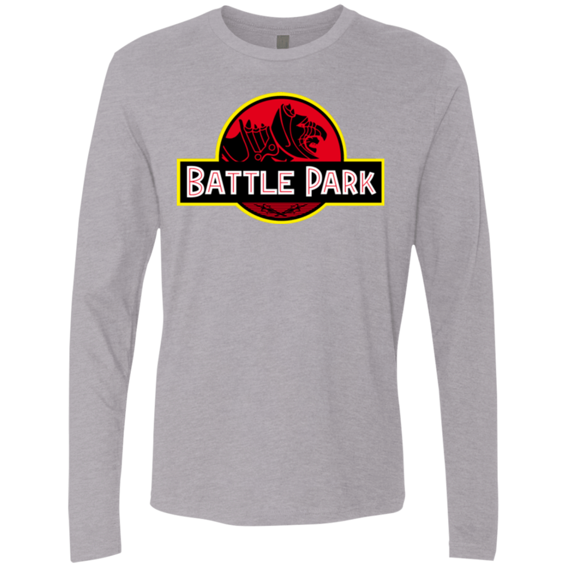 T-Shirts Heather Grey / Small Battle Park Men's Premium Long Sleeve