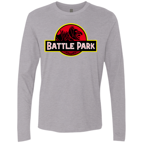 T-Shirts Heather Grey / Small Battle Park Men's Premium Long Sleeve