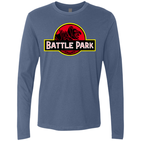 T-Shirts Indigo / Small Battle Park Men's Premium Long Sleeve