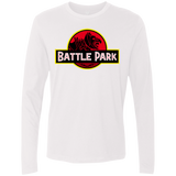T-Shirts White / Small Battle Park Men's Premium Long Sleeve