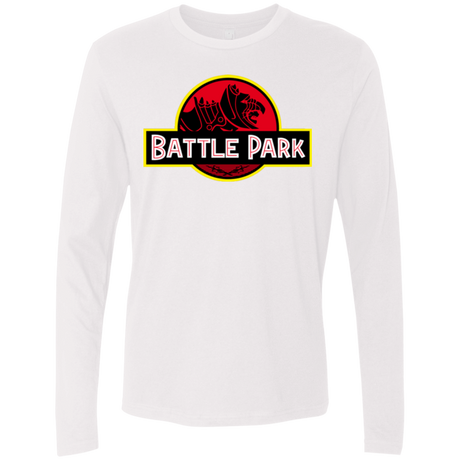 T-Shirts White / Small Battle Park Men's Premium Long Sleeve