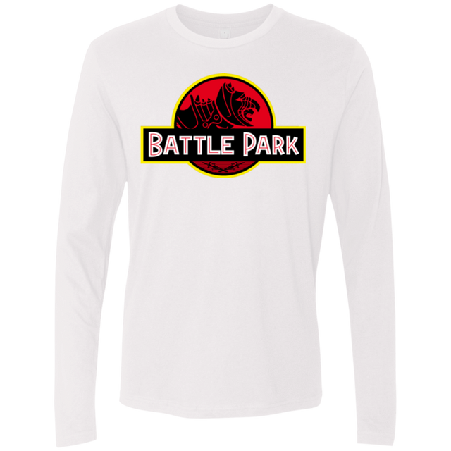 T-Shirts White / Small Battle Park Men's Premium Long Sleeve