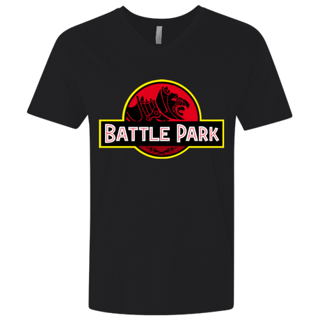 T-Shirts Black / X-Small Battle Park Men's Premium V-Neck
