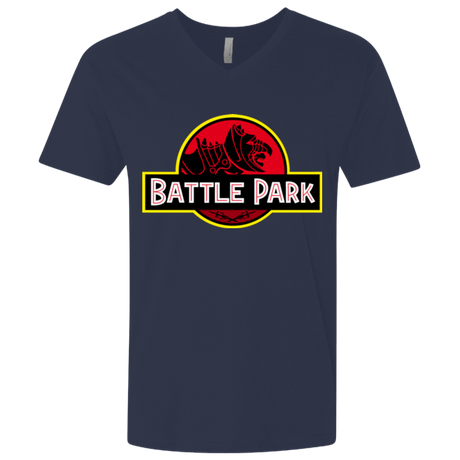 T-Shirts Midnight Navy / X-Small Battle Park Men's Premium V-Neck