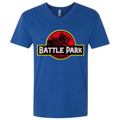 T-Shirts Royal / X-Small Battle Park Men's Premium V-Neck