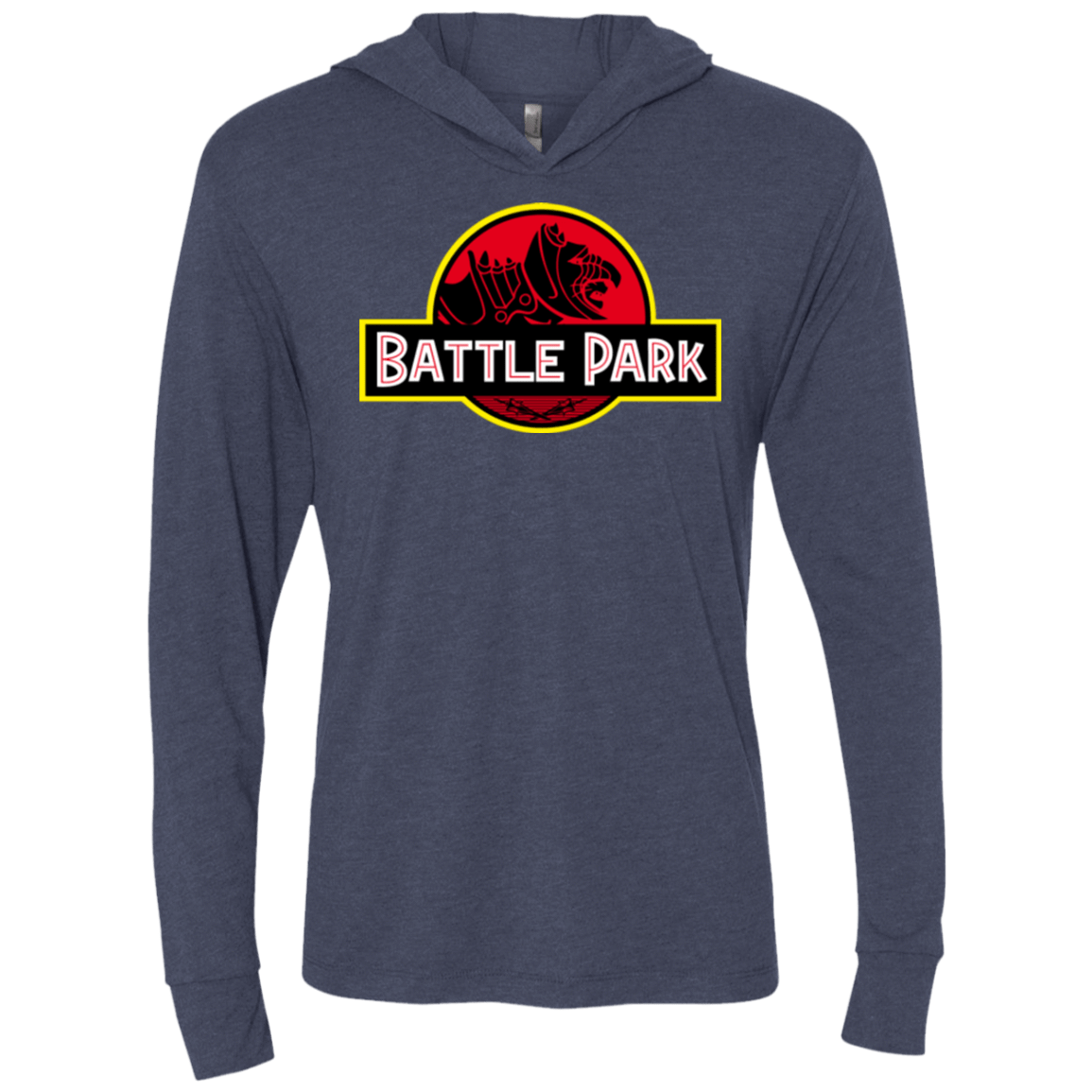 Battle Park Triblend Long Sleeve Hoodie Tee