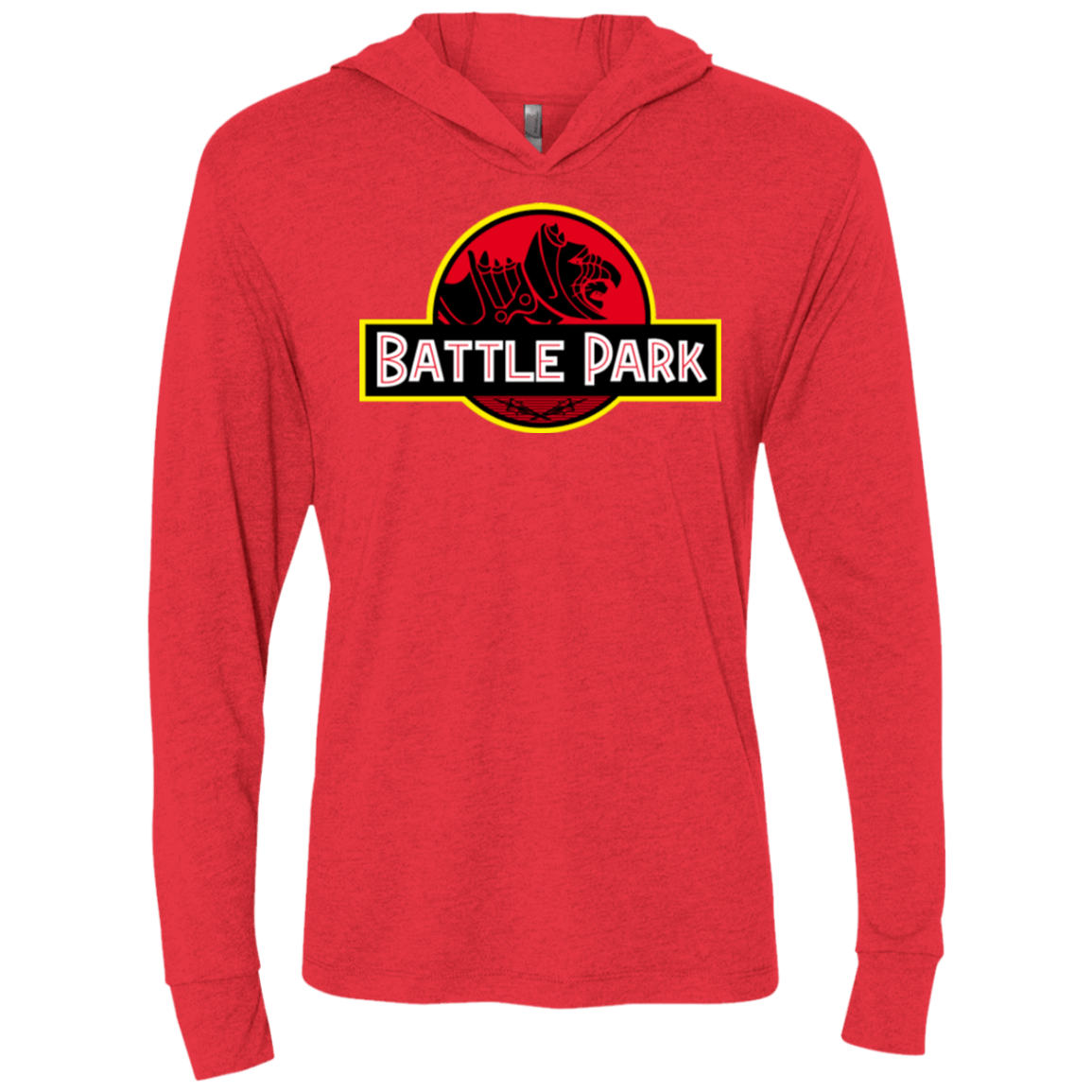 Battle Park Triblend Long Sleeve Hoodie Tee