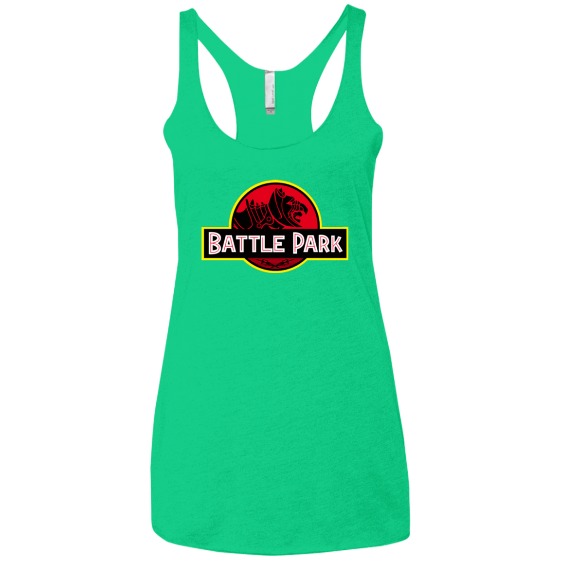 T-Shirts Envy / X-Small Battle Park Women's Triblend Racerback Tank
