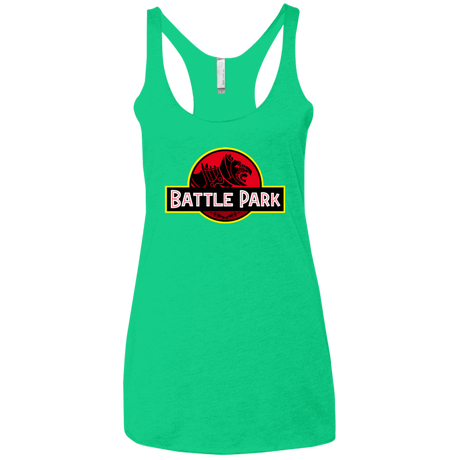 T-Shirts Envy / X-Small Battle Park Women's Triblend Racerback Tank