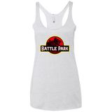 T-Shirts Heather White / X-Small Battle Park Women's Triblend Racerback Tank