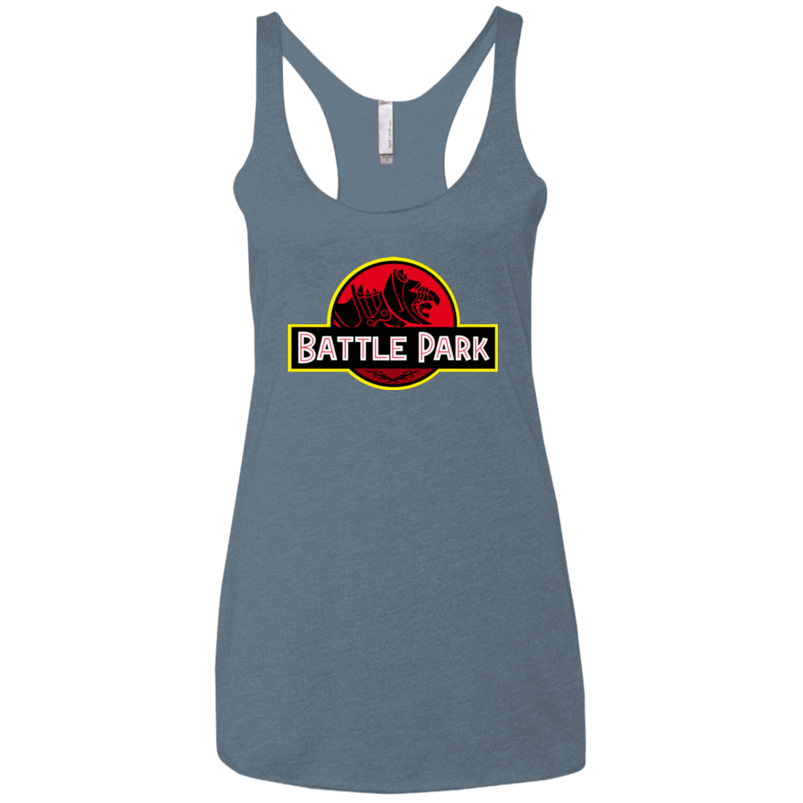 T-Shirts Indigo / X-Small Battle Park Women's Triblend Racerback Tank