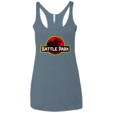T-Shirts Indigo / X-Small Battle Park Women's Triblend Racerback Tank