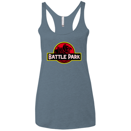 T-Shirts Indigo / X-Small Battle Park Women's Triblend Racerback Tank